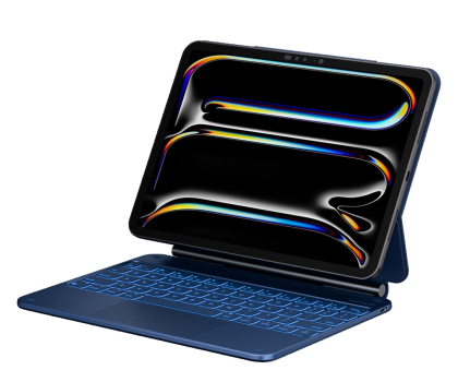 Etui do tableta TYPECASE Etui Edge z klawiaturą do iPad Air 11" M2/M3/M4 błękitny